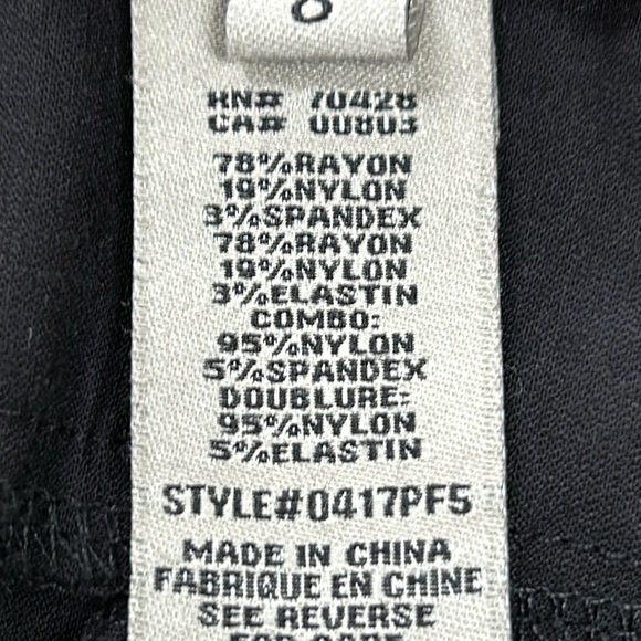 Sharon Young black pants. Size 8.  Zipper cuffs. - Picture 3 of 8